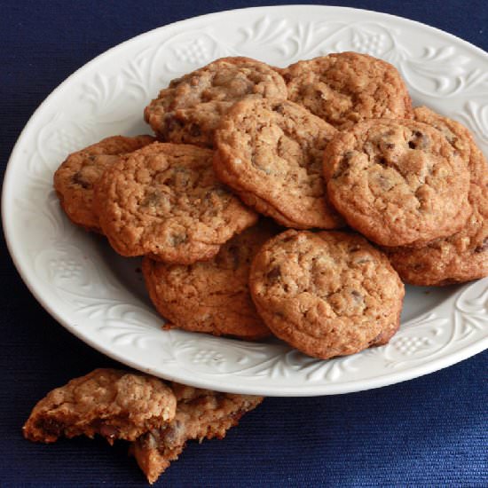 WW Oatmeal Chocolate Chip Cookies