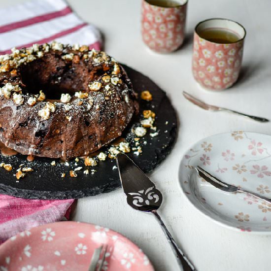 Chocolate & Passionfruit Cake