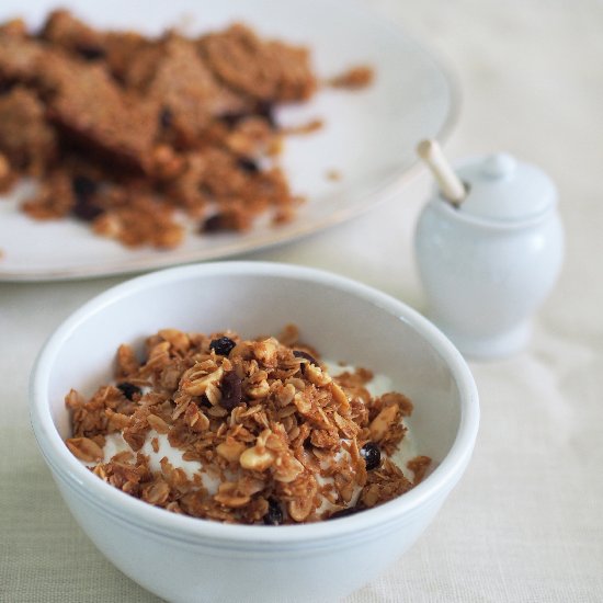 Healthy Peanut Butter Granola