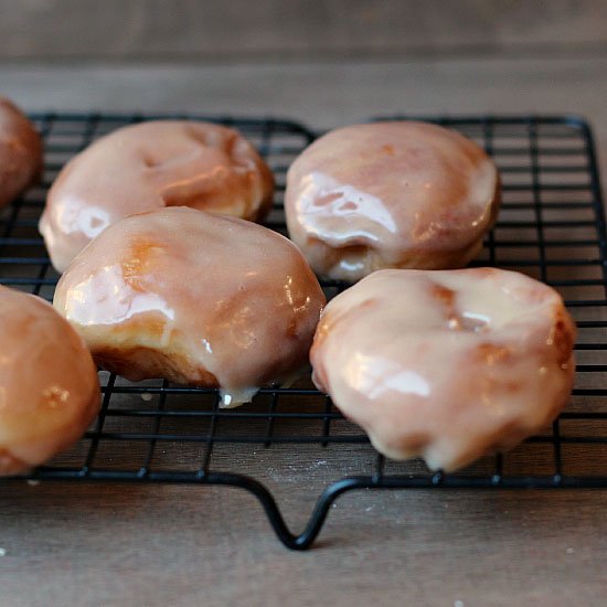 Thick Glazed Yeast Donuts