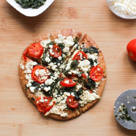 Callaloo, Feta and Roasted Tomatoes