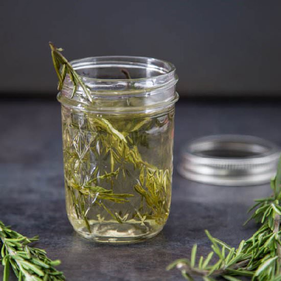 Rosemary Infused Simple Syrup