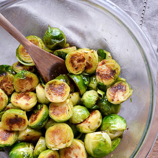 Maple Chipotle Brussels Sprouts