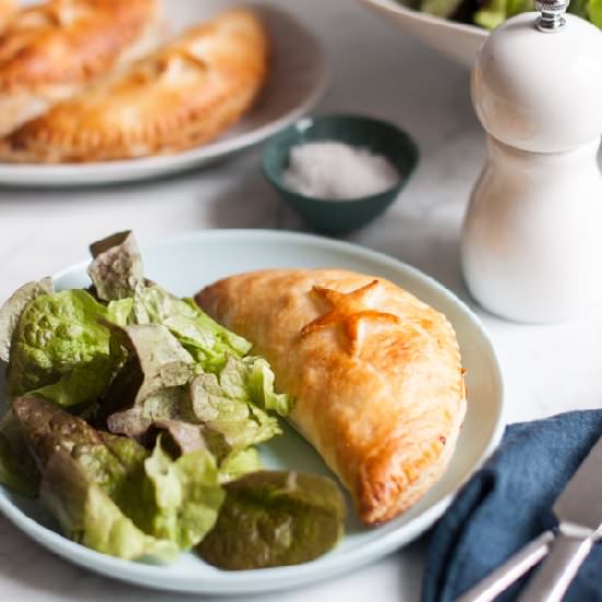 Ham & Vegetable Pastry Puffs