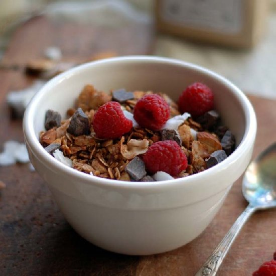 Chocolate Coconut Almond Granola