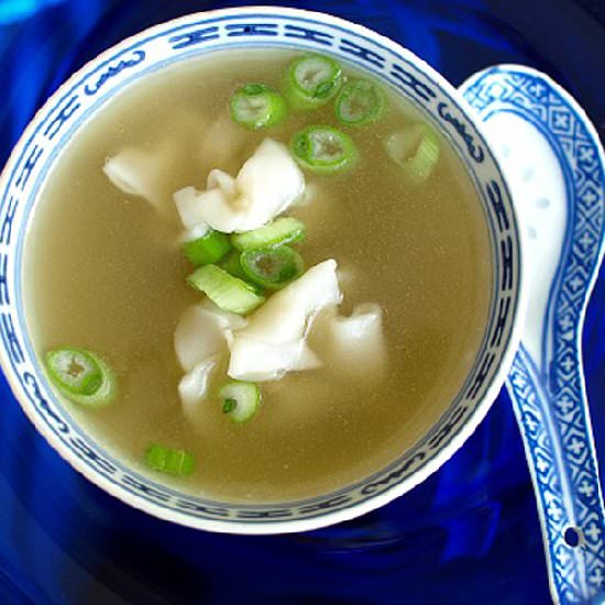 Home Made WonTon Soup