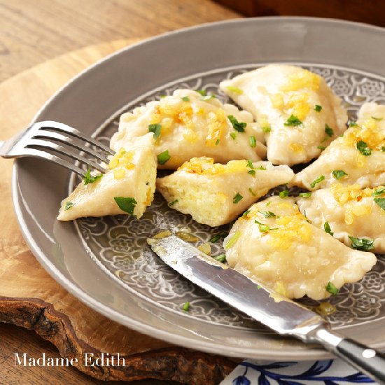 Dumplings with Cheese and Potatoes