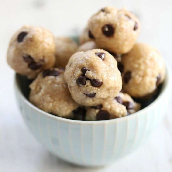 Chocolate Chip Cookie Dough Bites