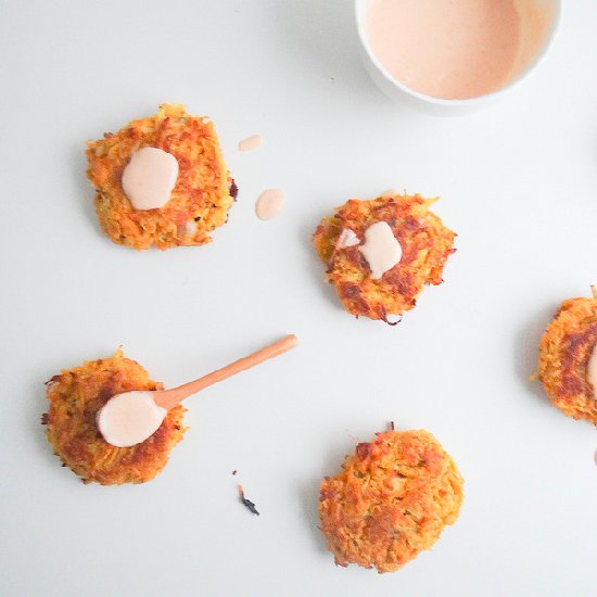 Winter Root Veggie Fritters