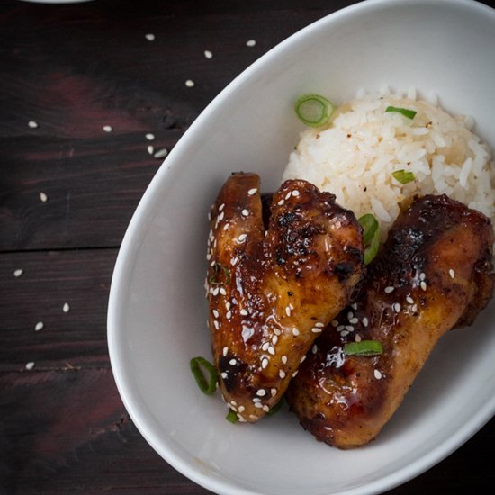 Baked Orange Chicken Wings