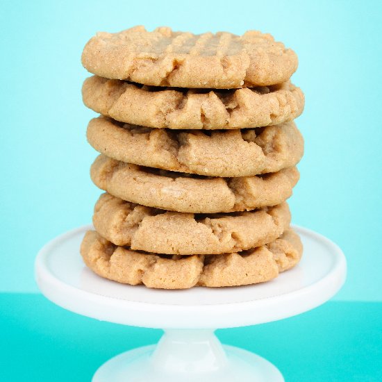 4 Ingredient Peanut Butter Cookies