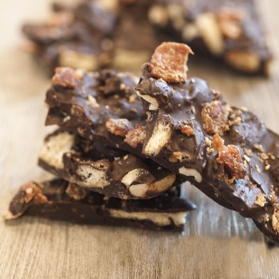 Candied Bacon Chocolate Bark