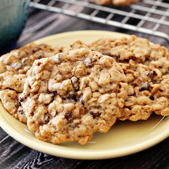 Chocolate Oatmeal Chip Cookies