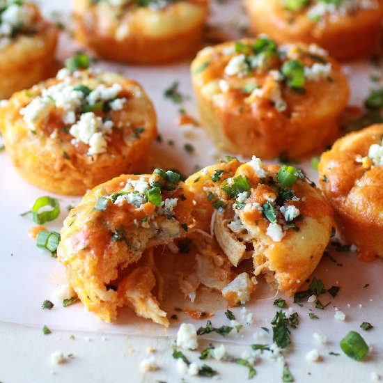 Easy Buffalo Chicken Mini Pies