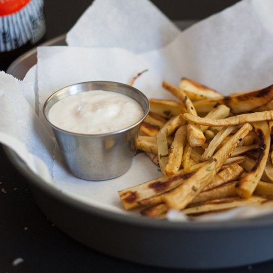 Rosemary Parsnip Fries