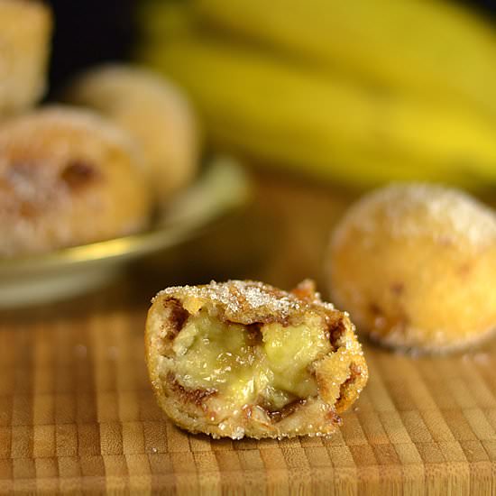 Banana & Chocolate Filled Fritters