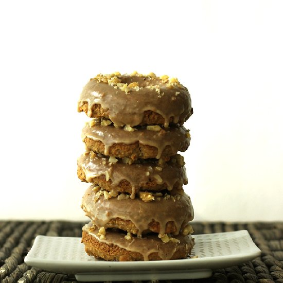 Vegan Maple Sea Salt Doughnuts