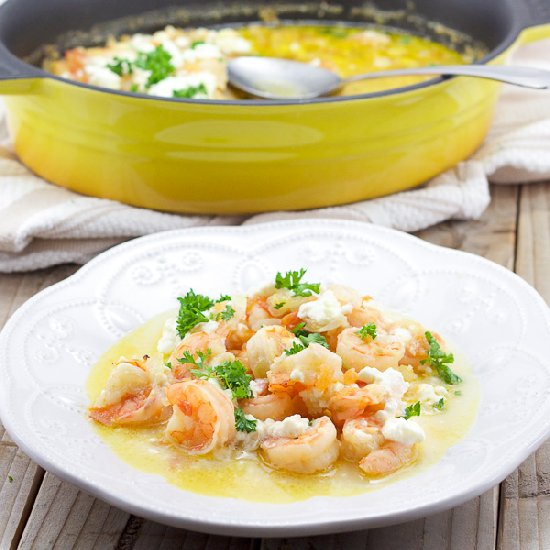 Shrimp Saganaki