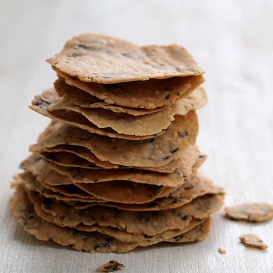 Seaweed Sesame Crackers