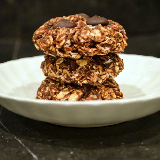 No Bake Peanut Butter Oat Cookies