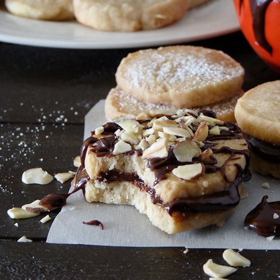 Shortbread Sandwich Cookies