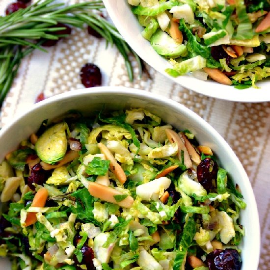 Warm Brussels Sprout Salad