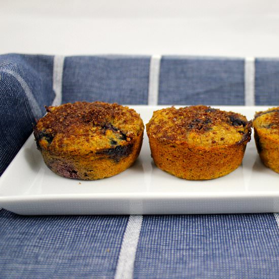 Blueberry-Oat Streusel Muffins