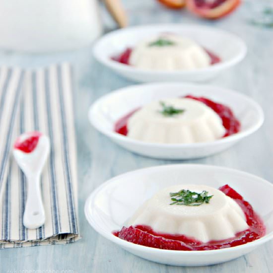 Honey Yogurt Panna Cotta