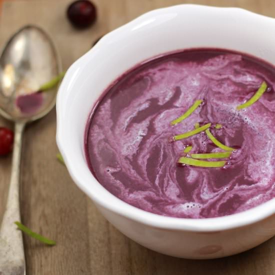 Cream of Red Cabbage Soup