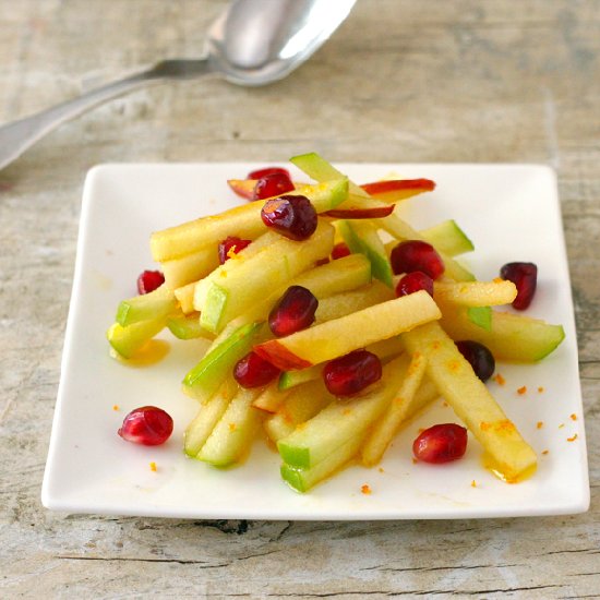 Apple and Pomegranate Slaw