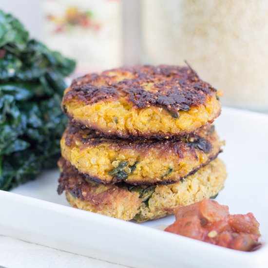 Spaghetti Squash Quinoa Cakes