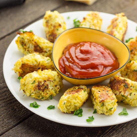 Skinny Cauliflower Tots