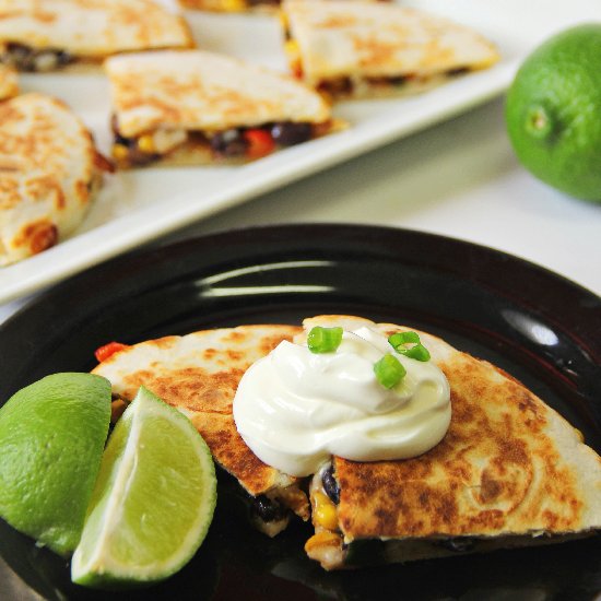 Healthy Veggie Quesadillas