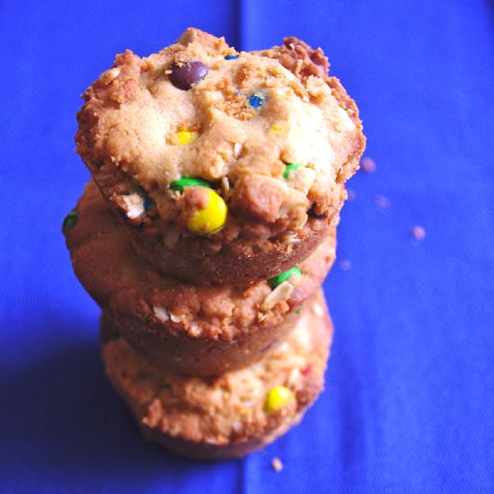 Reese’s Stuffed Monster Cookie Cups