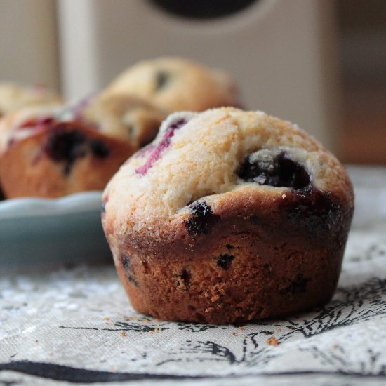 Mixed Berry Breakfast Muffins