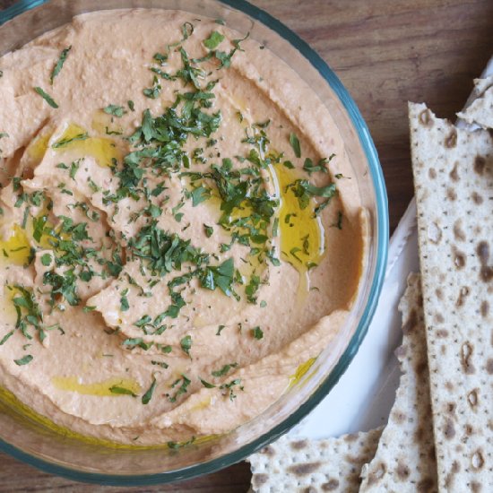 Roasted Red Pepper Hummus