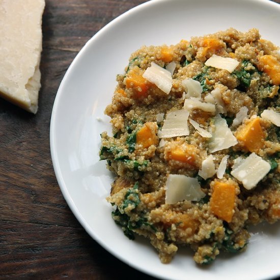 Quinoa and Butternut Squash Risotto