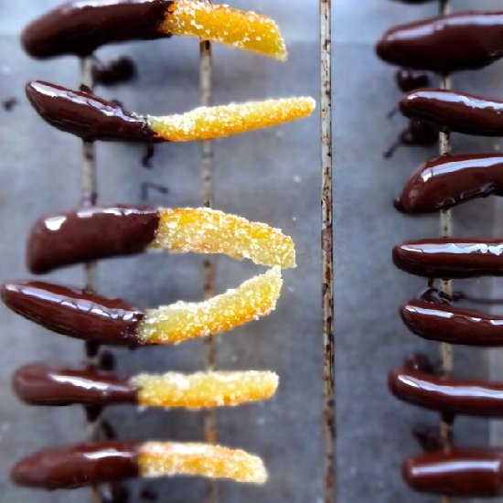 Chocolate-Dipped Orange Peel