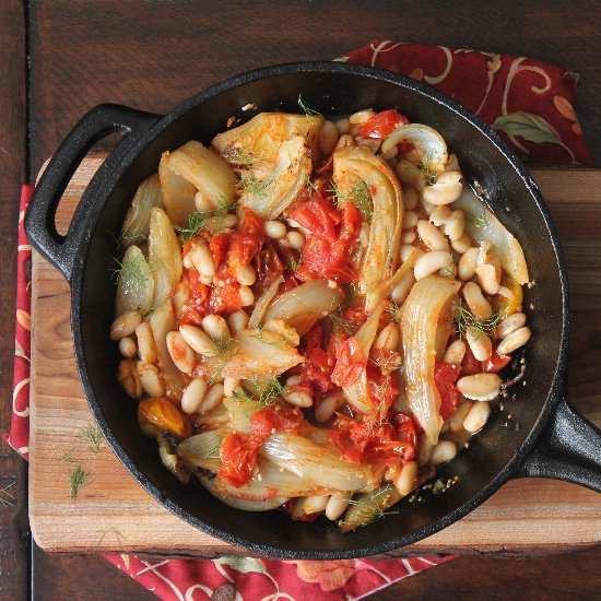 Fennel, Tomatoes & White Beans