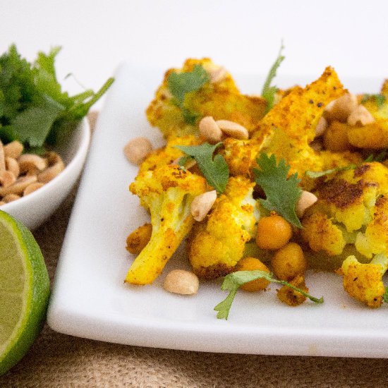 Curry Cauliflower & Chickpeas