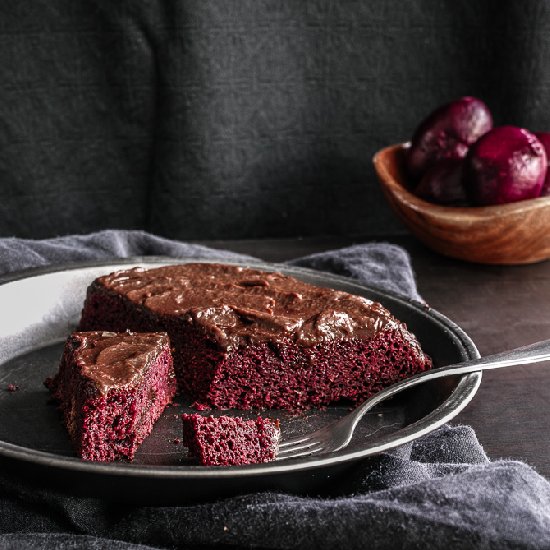 Chocolate Beet Cake (vegan, GF)