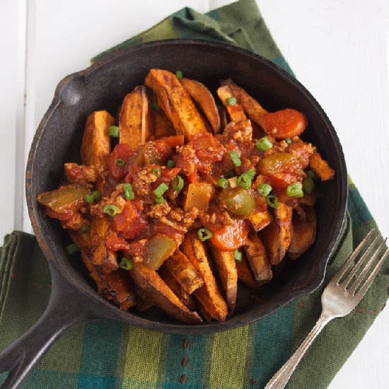 Sweet Potato Chili Fries