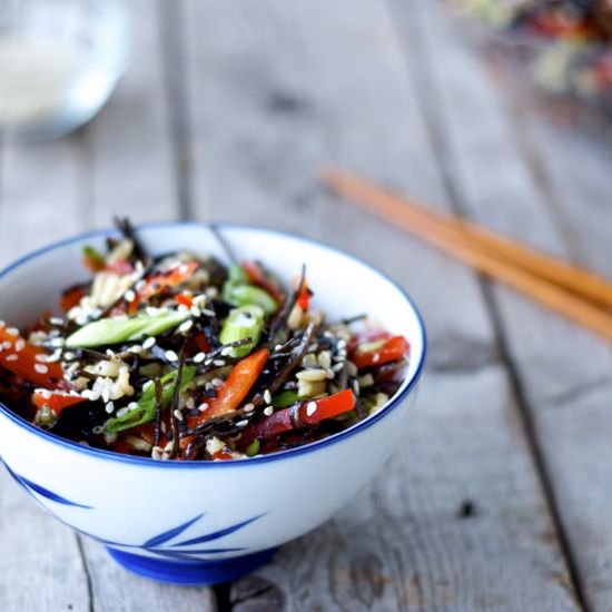 Brown Rice & Arame Seaweed Salad