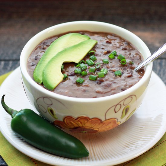 Spicy Black Bean Soup