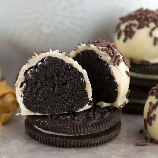 Peanut Butter Covered Oreo Truffles