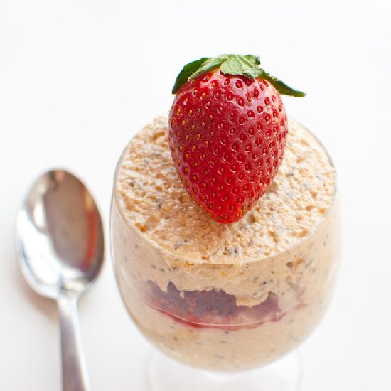 PB & Jelly Overnight Oats