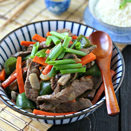 Paleo Pepper Steak