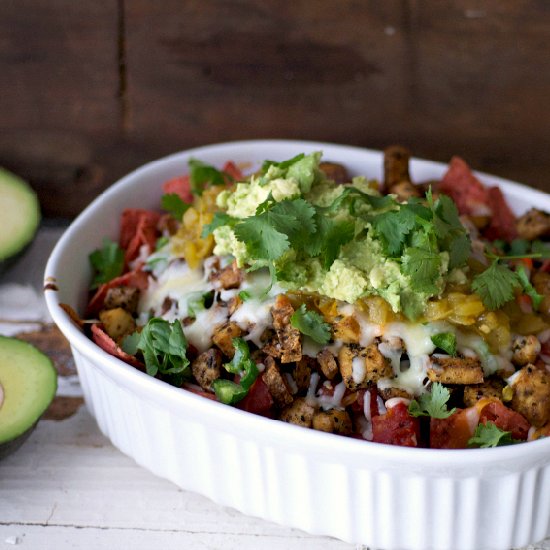 Crispy Tofu Nachos