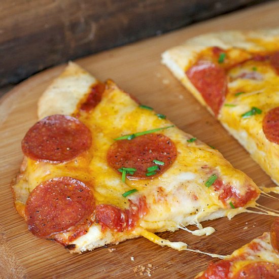 Super Cheesy Pepperoni Pizza