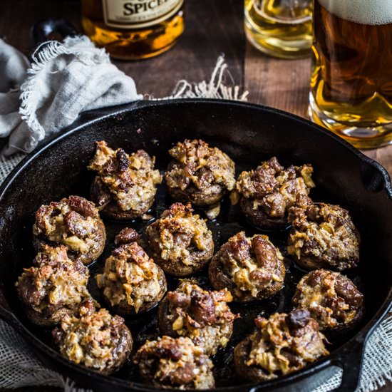 Sausage Stuffed Mushrooms